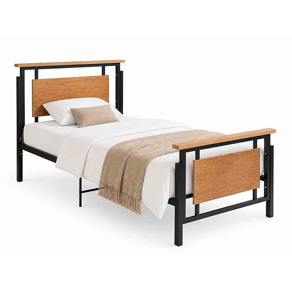 تخت یک نفره فلزی مدل یاس T149